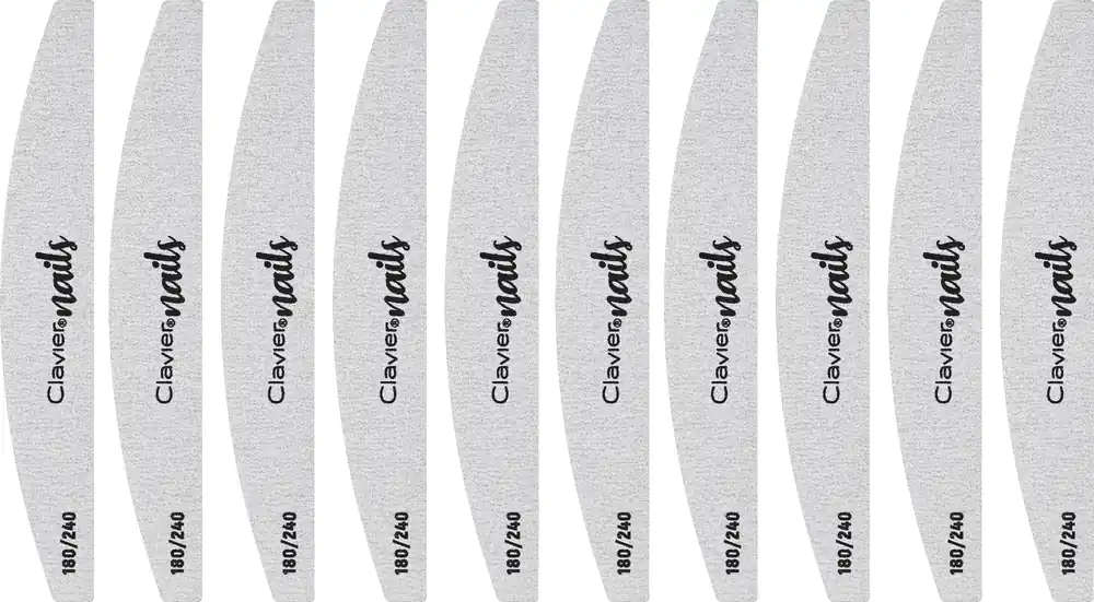 Nail file 180/240, blue center - Accessories