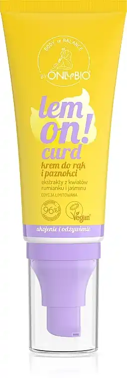 Hand and Nail Cream with Lemon Curd Flavor - Bath and Body
