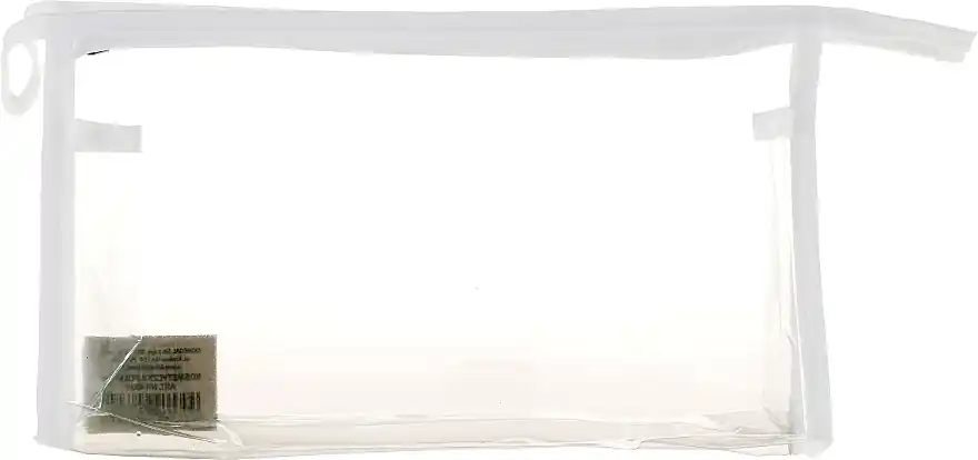 Makeup Bag 4830, clear, white - Accessories