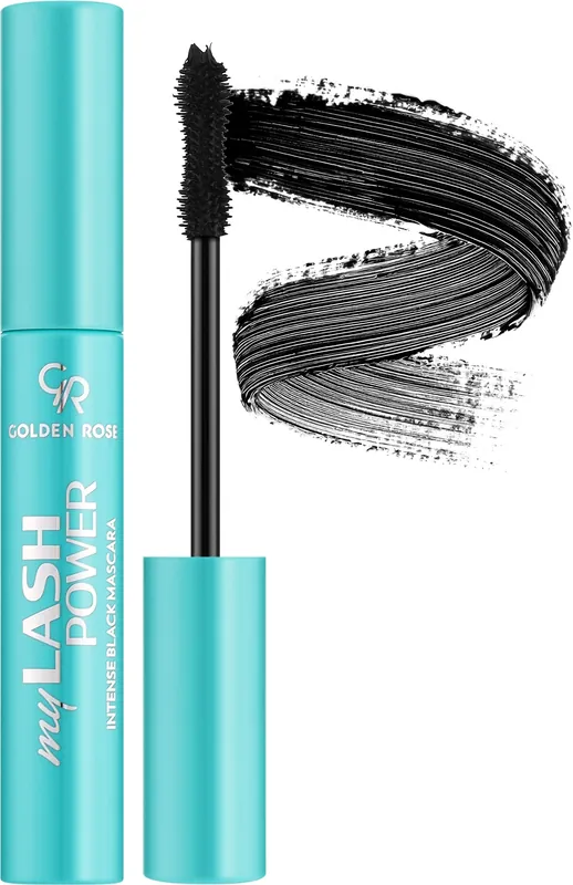 Golden Rose My Lashes Power Intense Black Mascara - Makeup
