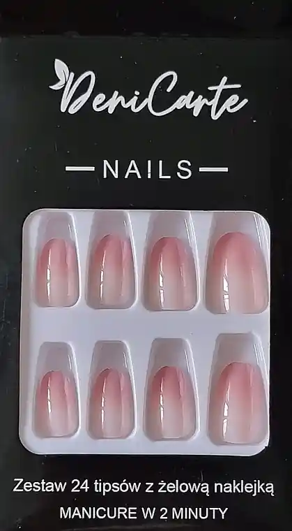 Ombre False Nails, 24 pcs.