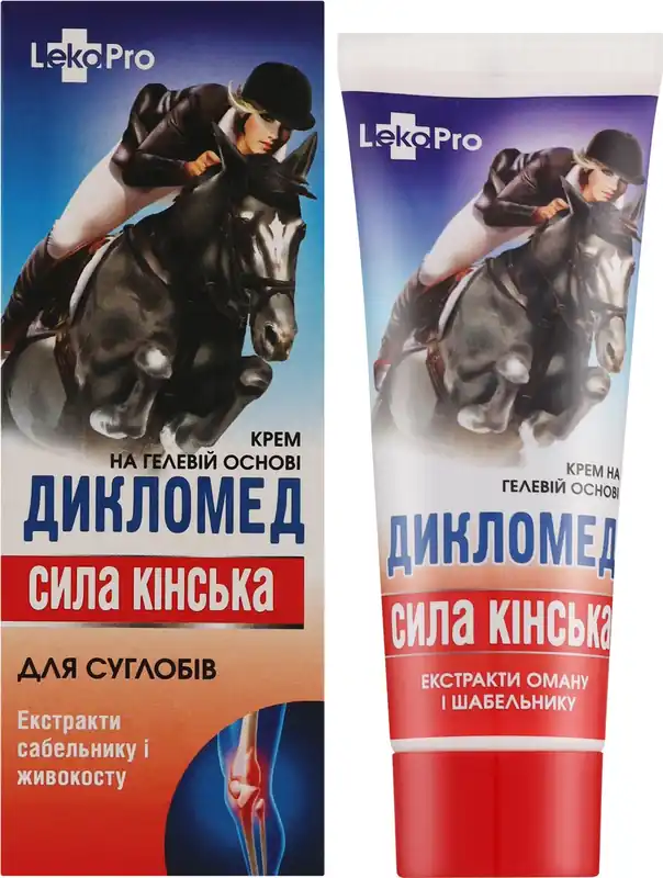 Joint Cream Gel 'Diclomed. Horse Power' - Bath and Body