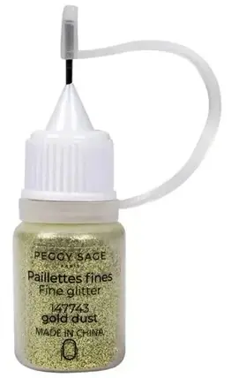 Fine Glitter with Precise Nail Art Applicator - Nails