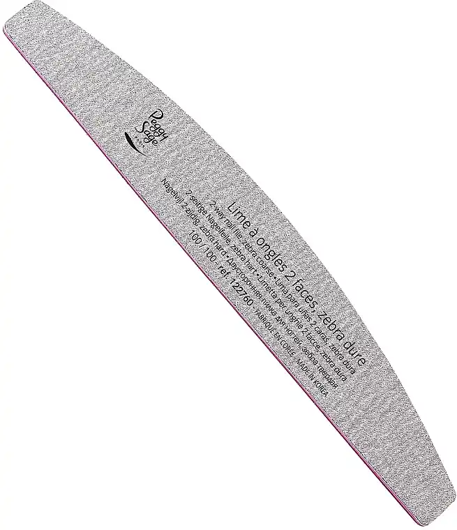 Double-Sided Nail File 100/100, zebra