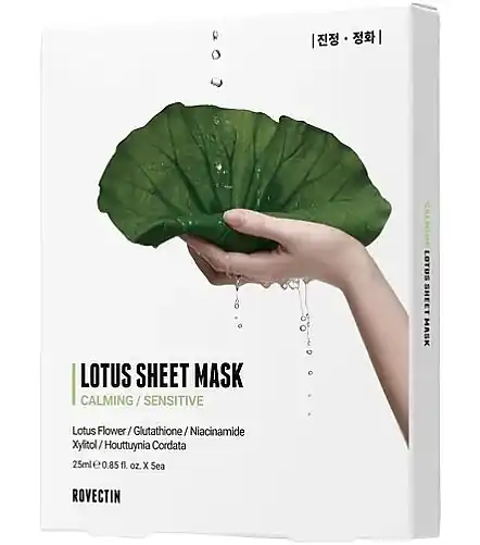 Soothing Sheet Mask with Lotus Flower Extract - Skin Care Products