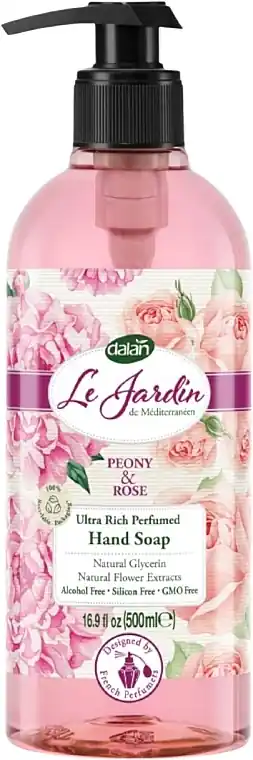 Peony & Rose Perfumed Liquid Hand Soap - Bath and Body