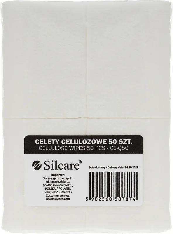 Nail wipes, cotton, 50 pcs. - Accessories