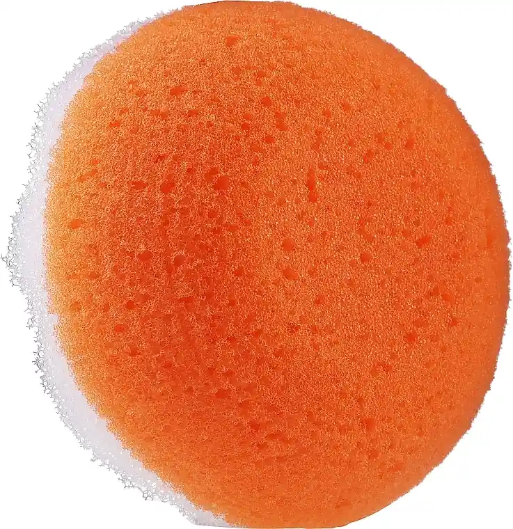 Round Bath Sponge, orange - Accessories