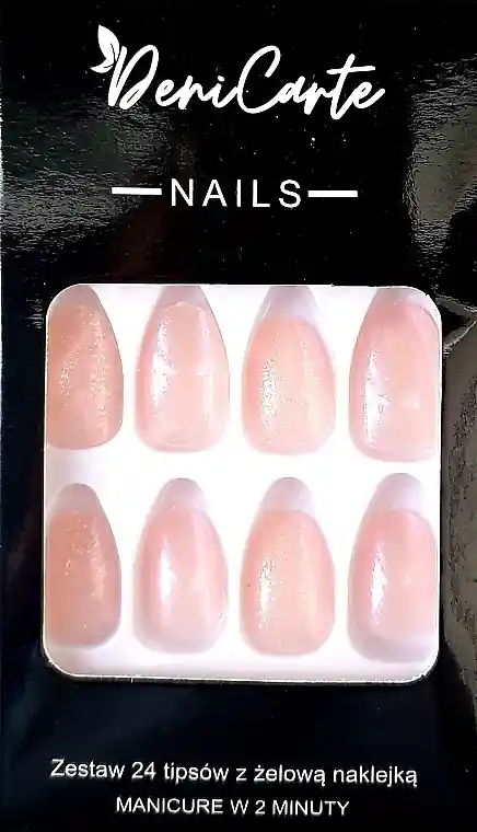 Almond Nail Tips, 24 pcs. - Nails