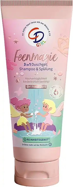Kids' 3-in-1 Shower Gel, Shampoo, and Conditioner 'Fairy Magic'