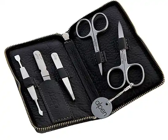 Manicure Set, 5 tools, 6842R, black - Accessories
