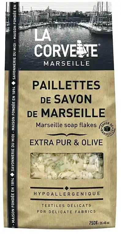 Soap Flakes from Marseille Soap for Laundry - Bath and Body
