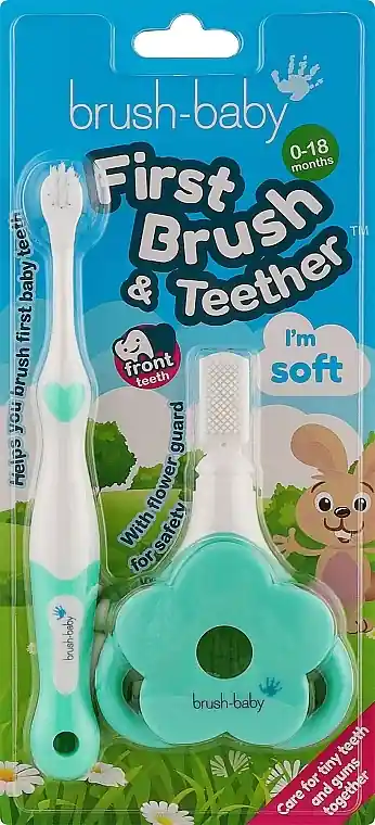Set: First Toothbrush & Teether, 0-18 months