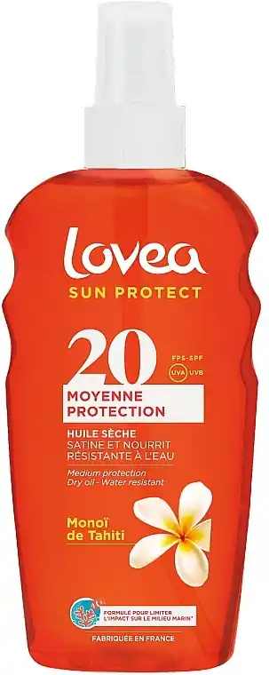 Dry Tanning Oil with Monoi Tahitian Oil - Bath and Body