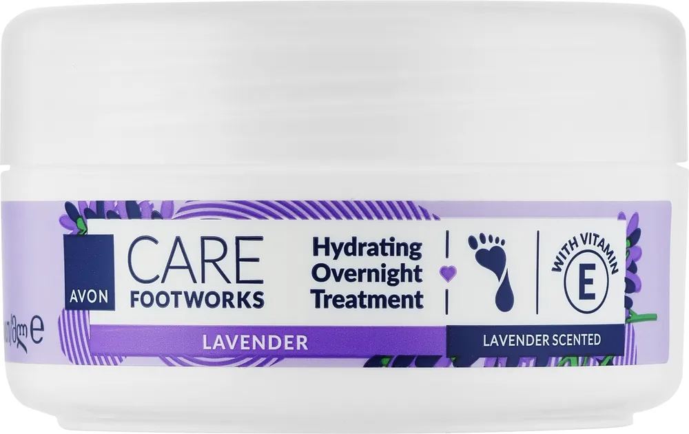 Night Foot Cream with Lavender Scent and Vitamin E - Bath and Body