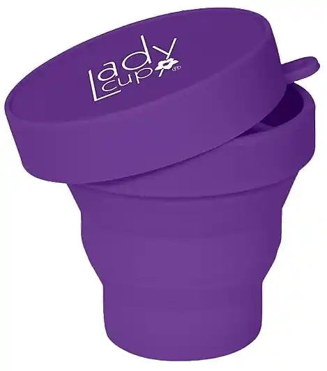 Container for Storage and Disinfection of Menstrual Cup, 150 ml, Purple - Accessories