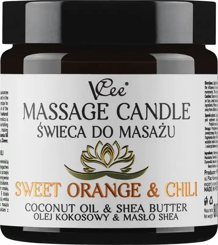 Sweet Orange & Chili Massage Candle - Bath and Body