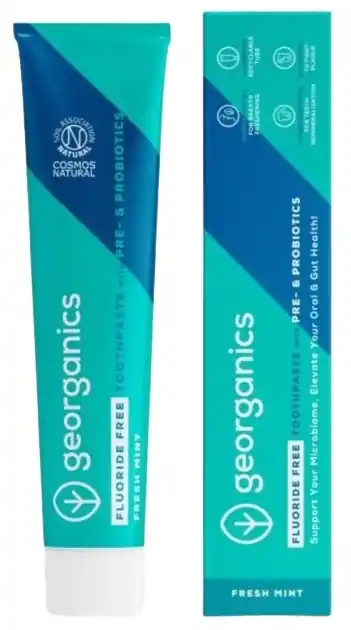Toothpaste with Prebiotics and Probiotics, Fresh Mint Flavor - Bath and Body
