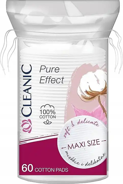 Clean Effect Cotton Pads, 60 pcs. - Accessories