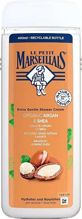 Organic Argan & Shea Butter Shower Cream - Bath and Body
