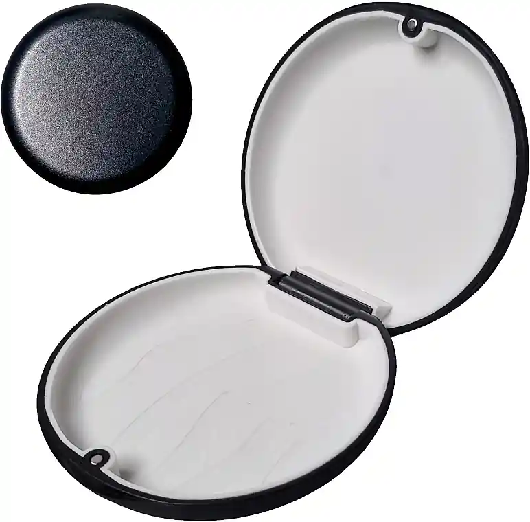 Orthodontic Appliance Storage Case, Black - Bath and Body