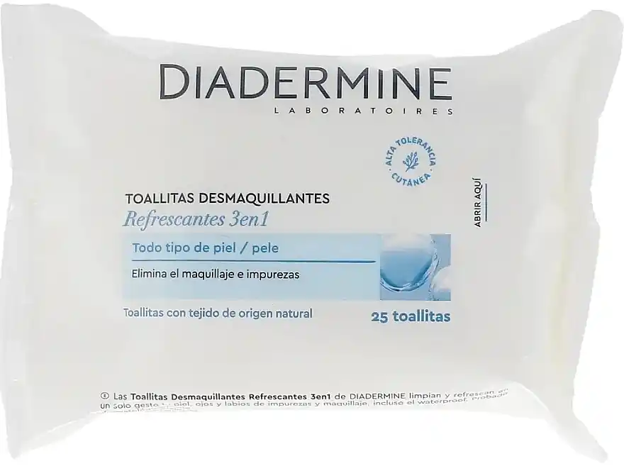 3in1 Makeup Remover Wipes, 25 pcs - Skin Care Products