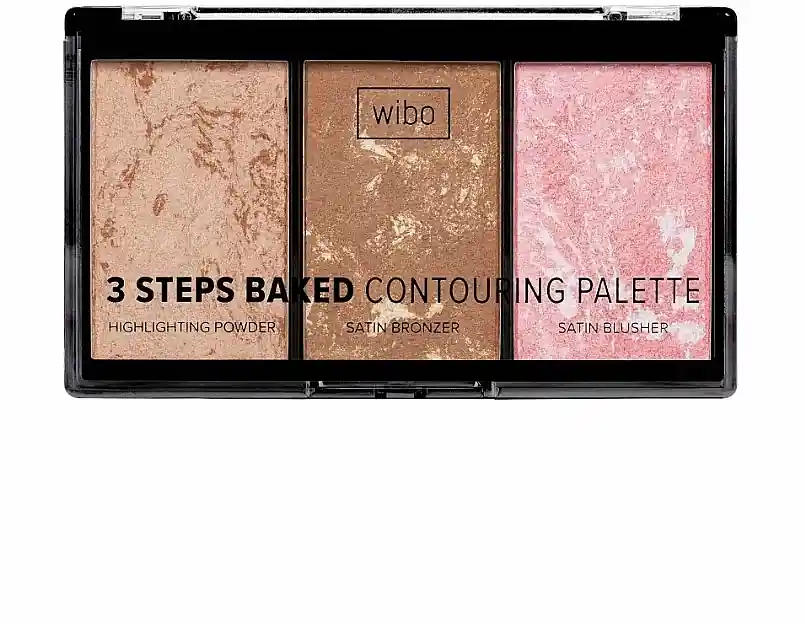 Wibo 3 Steps Baked Contouring Palette - Makeup