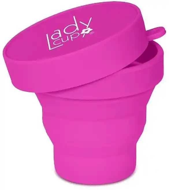 Menstrual Cup Storage & Disinfection Container, 150 ml, pink - Accessories