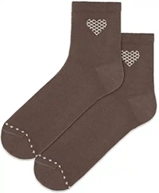 Perfect Woman Socks, w.990, cocoa - Clothes