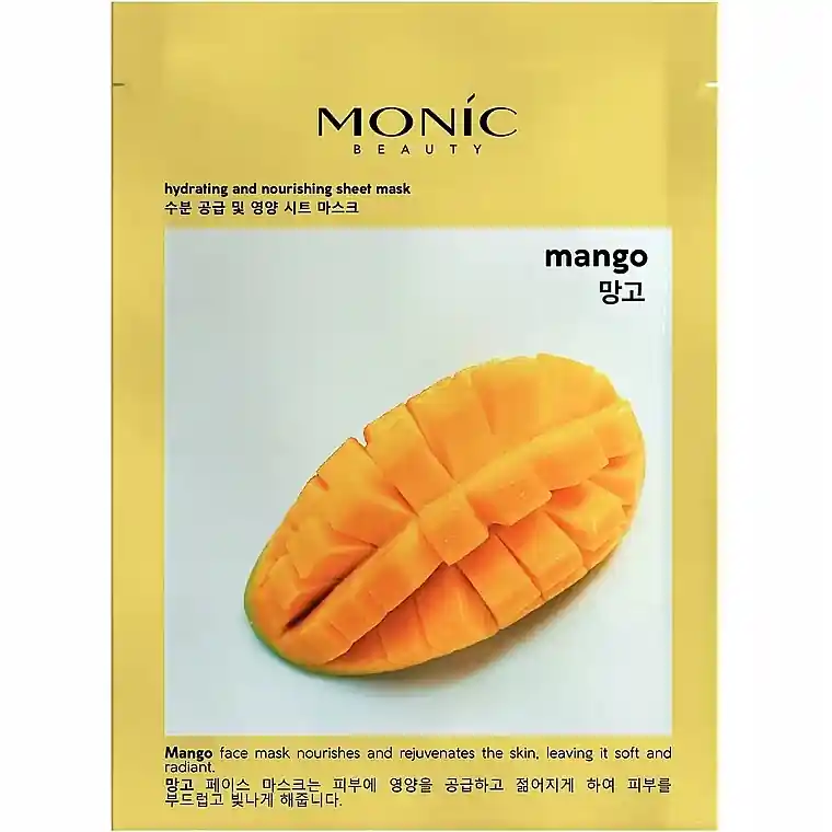Fabric face mask with mango extract - Skin Care Products