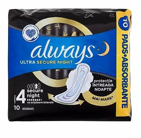 Sanitary Pads, Size 4, 10 pcs - Bath and Body