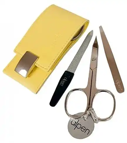 Manicure Set, 4 tools, yellow - Accessories