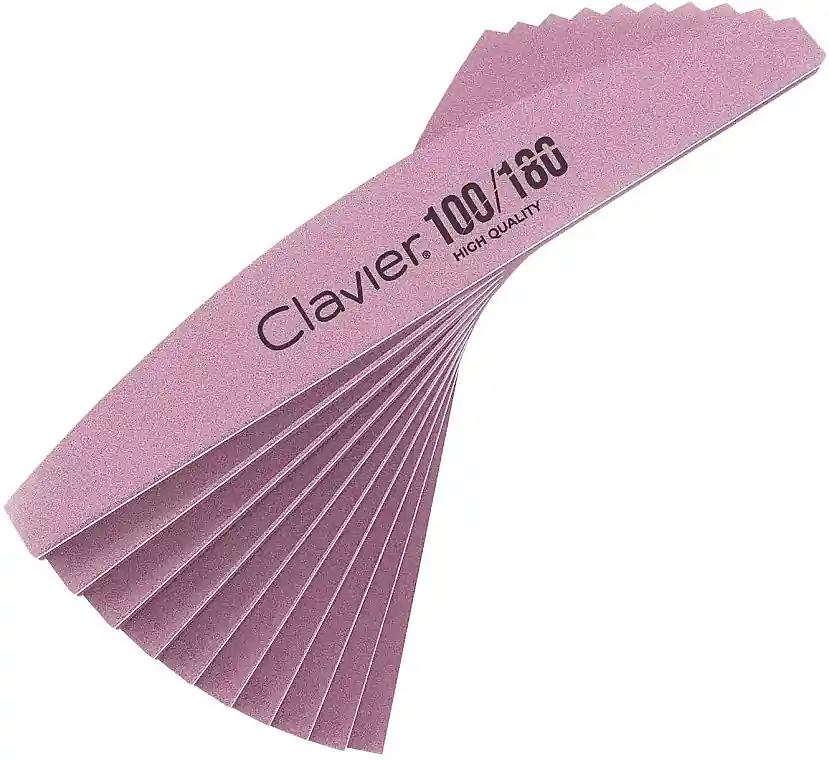 Nail Buffer, pink, 100/180, 10 pcs. - Accessories
