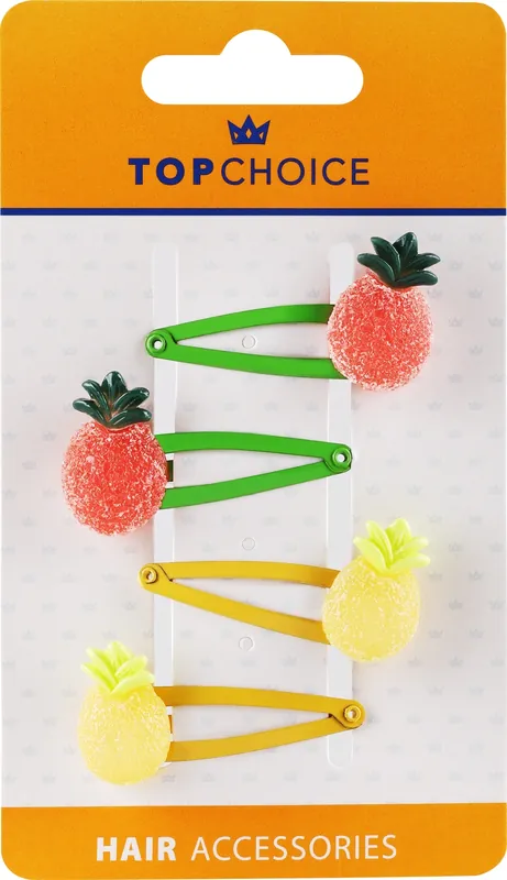 Hairclips 'Pineapples', 23934 - Accessories