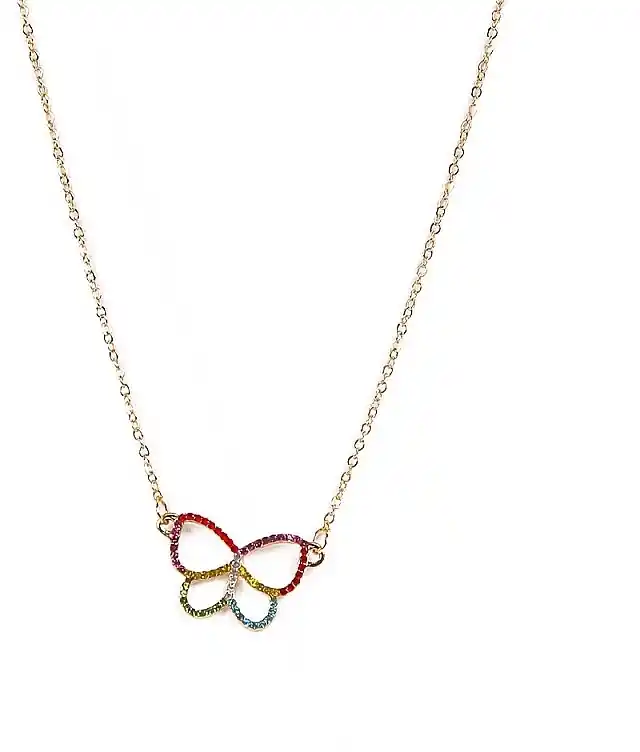 Pendant Necklace, 6443, butterfly - Costume jewelry