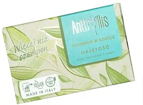 Volumizing Solid Shampoo with Ginger & Spirulina Extracts - Hair