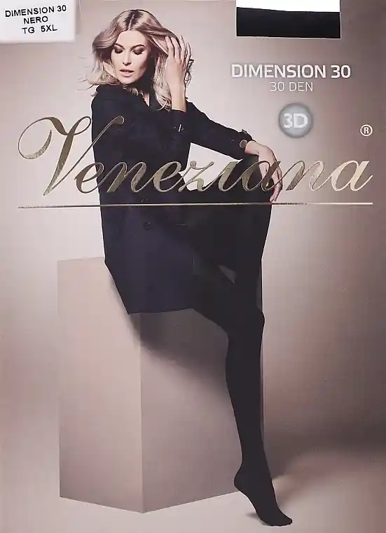 Women Tights "Dimension 3D", 30 Den, nero - Clothes