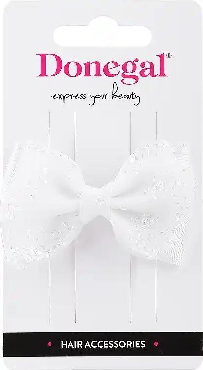 Hairpin, FA-5742, bow, white