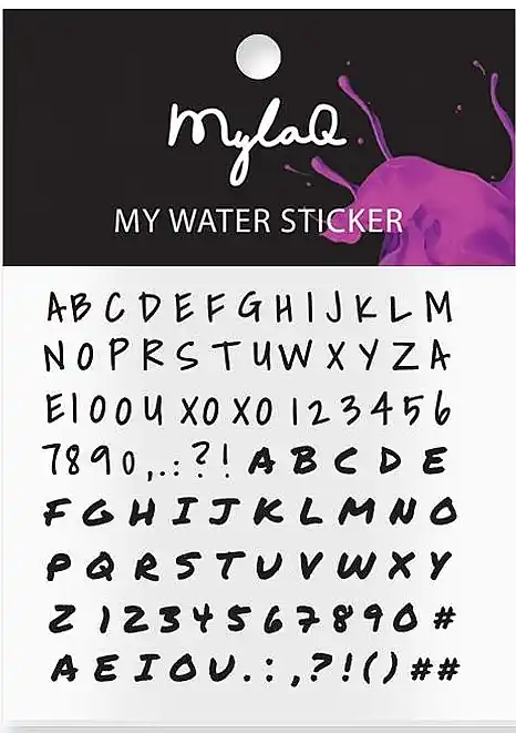 Alphabet Nail Stickers - Nails
