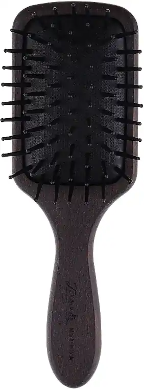 Bubinga Wood Hair Brush, small, square - Accessories
