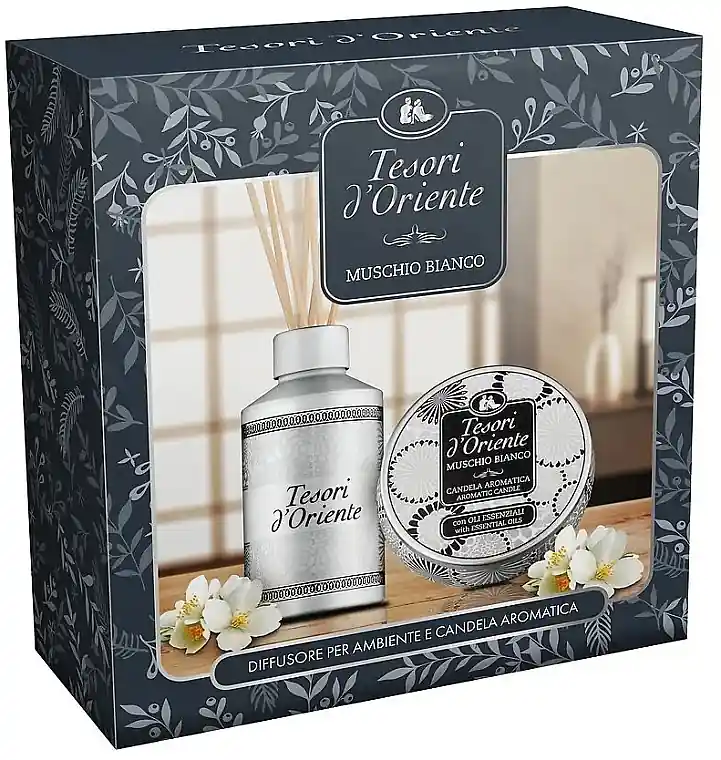 Tesori d`Oriente Diffuser+Candle, White Musk - Perfume