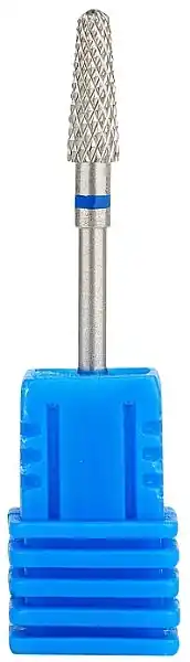 Narrow Cone Carbide Nail Drill Bot, blue - Accessories
