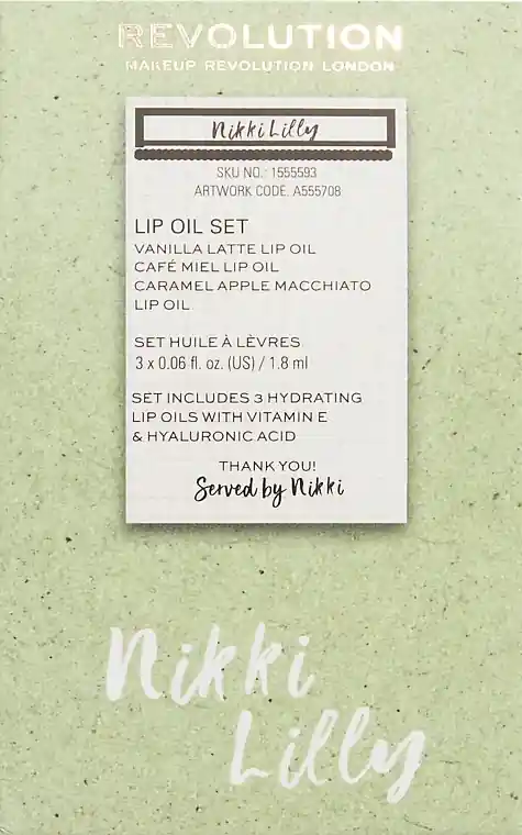 Makeup Revolution X Nikki Lilly Lip Oil (lip/oil/3x1.8ml)