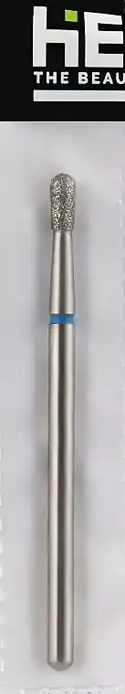 Diamond Nail File Drill Bit, rounded cylinder, L-5 mm, 2.3 mm, blue