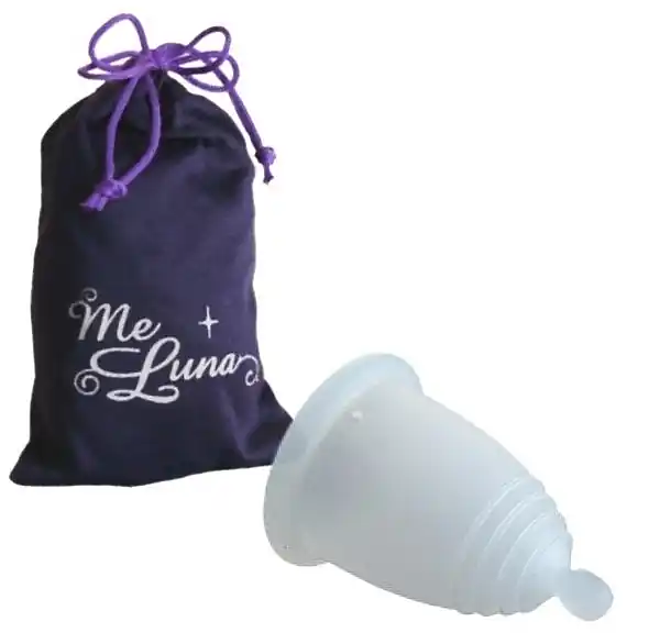 Menstrual Cup with Ball, size M, clear - Accessories