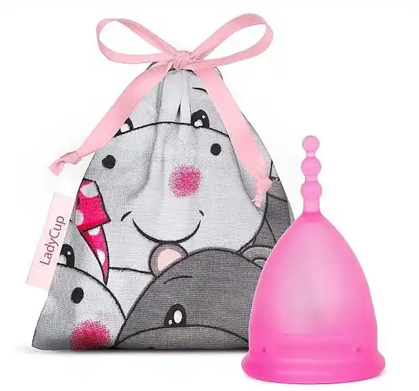 Menstrual Cup, size S, pink - Accessories