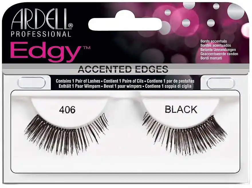 Ardell Edgy Lash 406 Black - Makeup