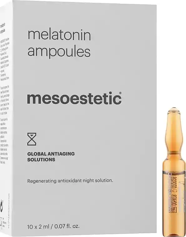 Face Ampoules 'Melatonin Night Care' - Skin Care Products