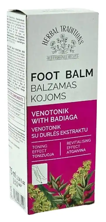 Venotonics with Badyaga Foot Balm - Bath and Body