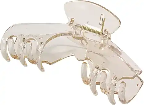 Hair claw clip, large, white - Accessories